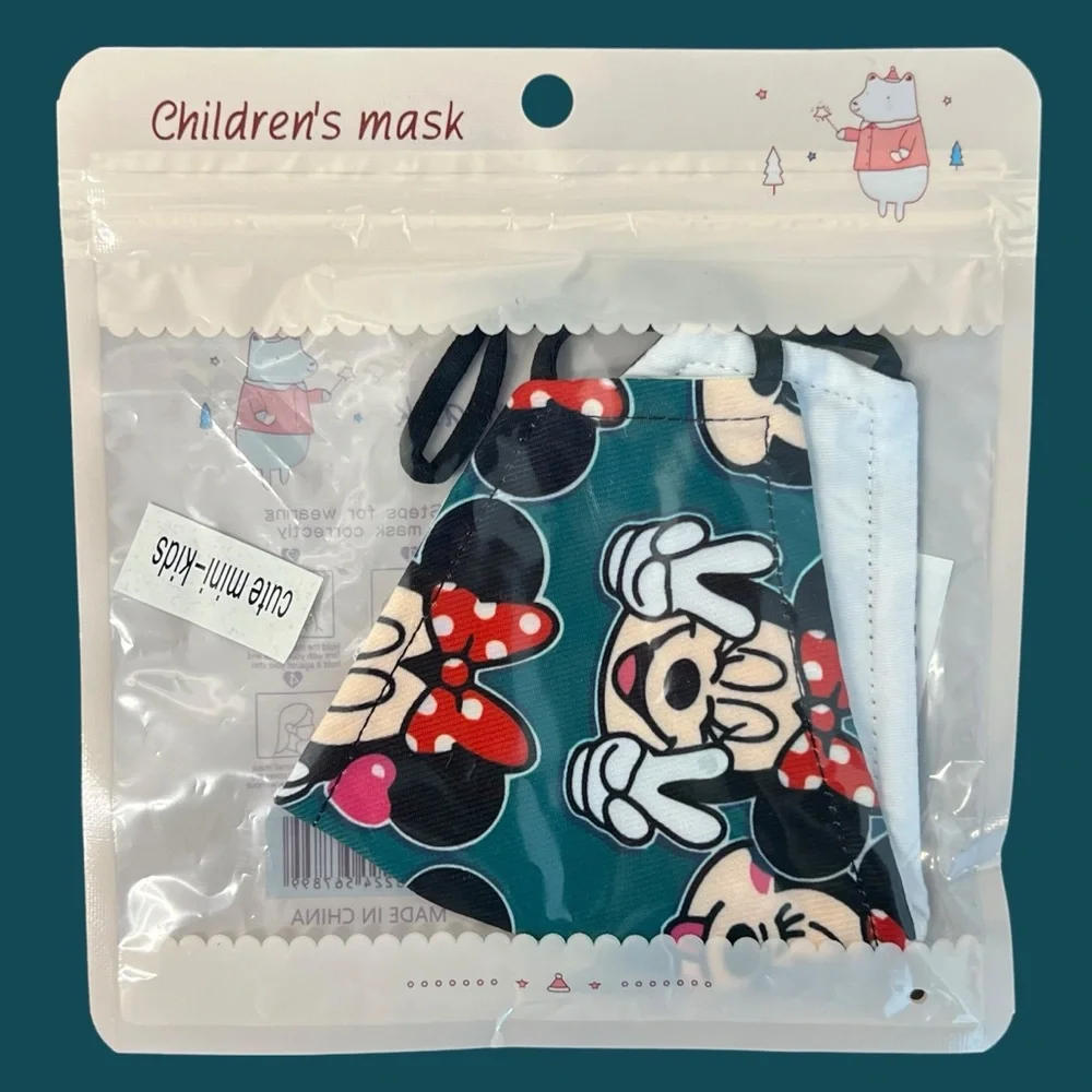 Charlie’s Project Disney Minnie Mouse Kids Face Masks x2